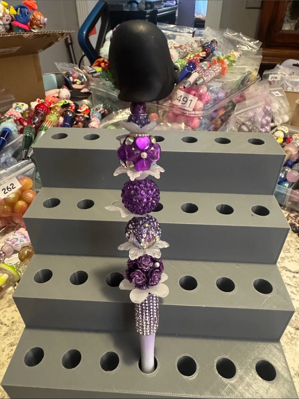 NWOT Disney Doorables Isabela Madrigal Beaded Pen Handmade by Me